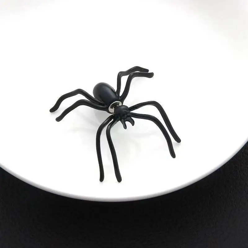 

Punk Black Multiple Styles Stainless/Titanium Steel Stud Earrings For Men and Women Gothic Street Pop Hip Hop Ear Jewelry