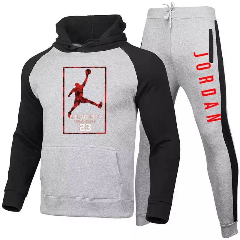 

2020 New men Hoodie set Jordan 23 Sports clothes Trui Wol Hoodie Jogging pants Jogging men Sweatshirt