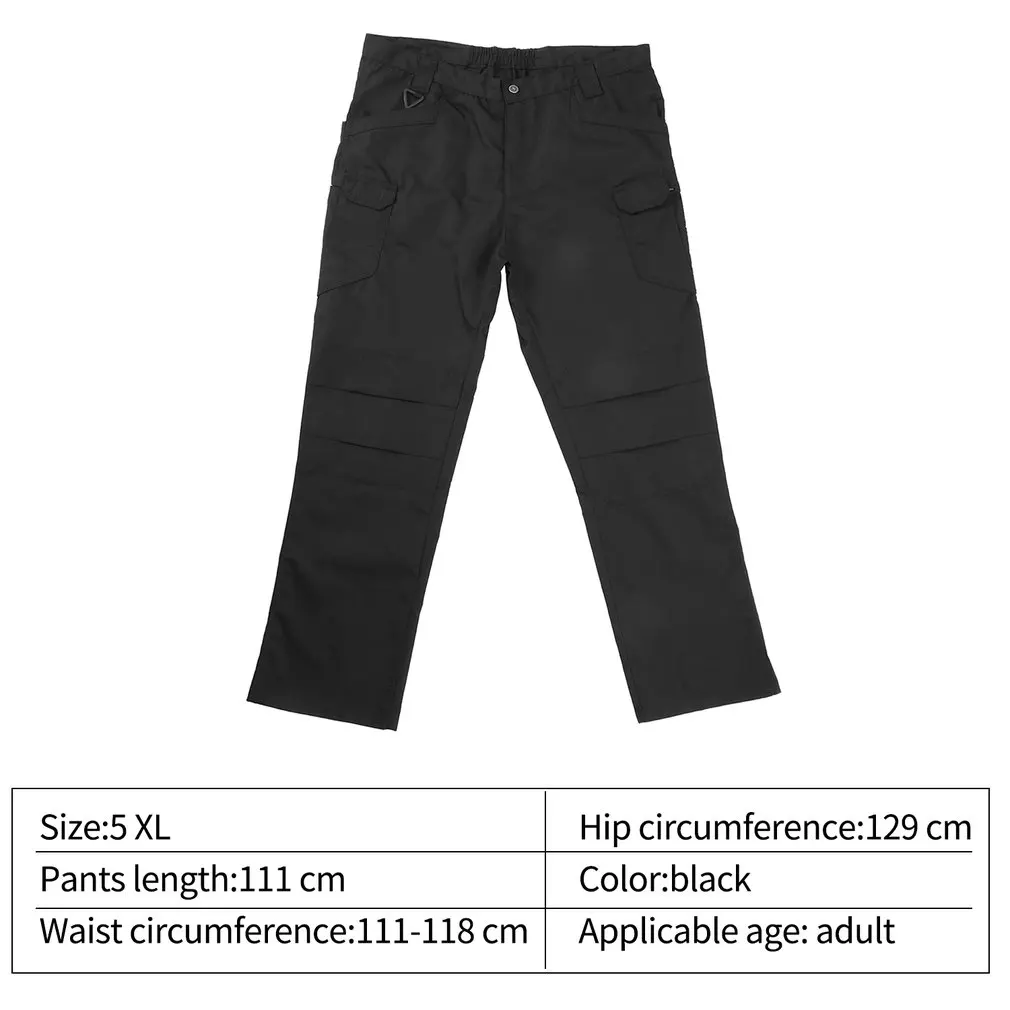 

Breathable Camouflage Pants Overalls Long Trousers Outdoor Multi-pocket Pants Wear-resistant IX7 Training Pants 5XL