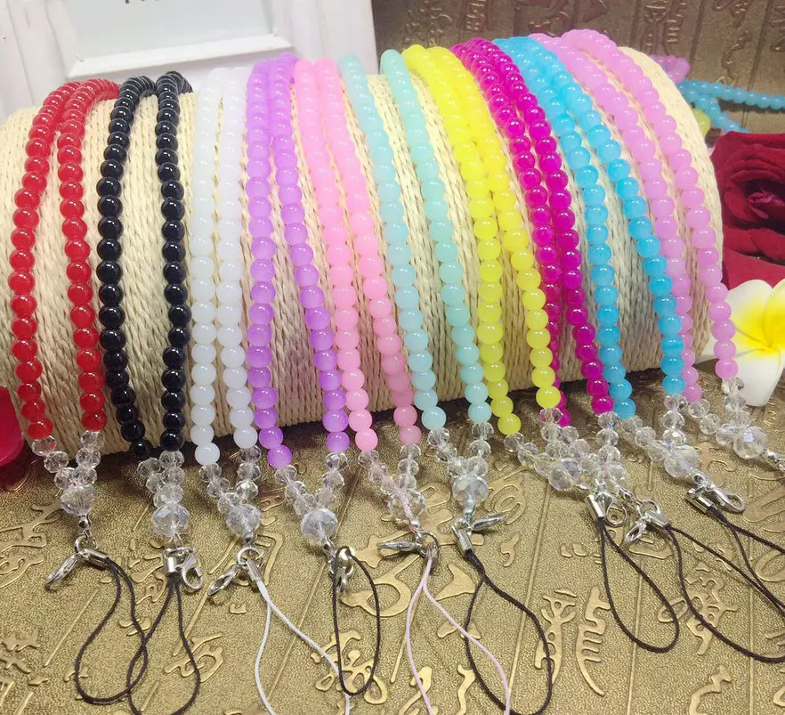 Искусственное ожерелье браслет на шею ремешок роскошный ремень для мобильного