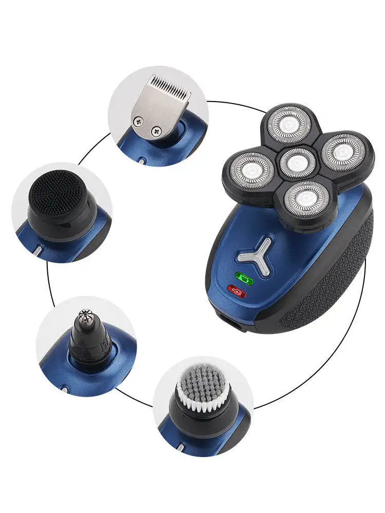 Мужской перезаряжаемый триммер для волос в носу и ушах бритва 5 1 мытья всего тела