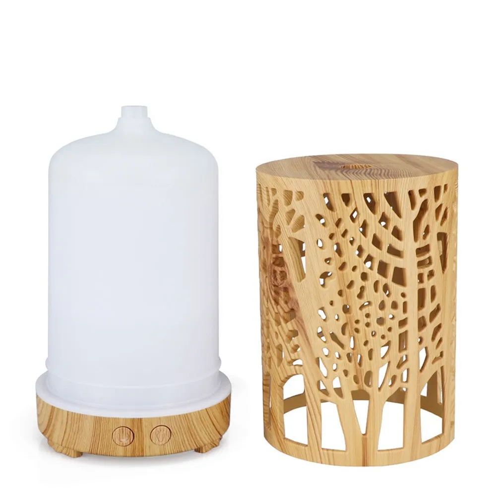 

Wood Aroma Air Humidifier Essential Oil Diffuser Aromatherapy Electric Ultrasonic cool atomizer Mist Maker Mini for Home