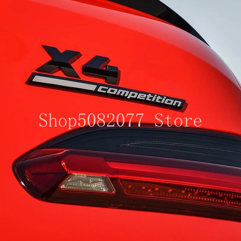 Глянцевая черная стойка для соревнований подчеркнутая Эмблема Для BMW Thunder Edition M1 M2