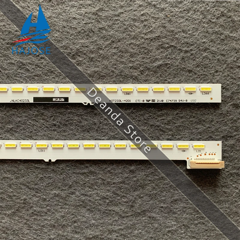 Светодиодный Подсветка полосы 66 лампа для Sony 55 &quotТВ KD-55X8500A NLAC40233R NLAC40233L XBR-55X850A 61.
