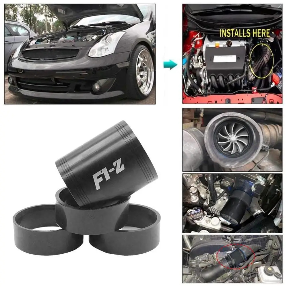 

Car Turbocharger Auto Turbo Kit Turbo Compressor Fuel Saving Covers Enhanced Fuel Saver Rubber Fan Efficiency Car Insole To M5H7