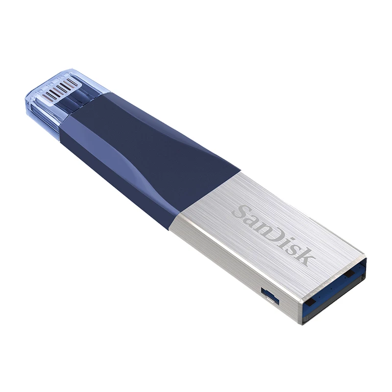 2020 оригинальный USB-накопитель SanDisk IXPAND 64 ГБ металлический с разъемом Lightning IX40 USB 3 0