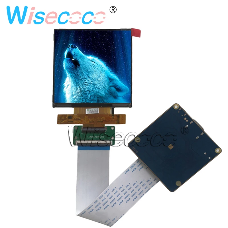 720*720 4 1 дюймовый квадратный ЖК экран 300 nits Mipi плата управления водителем