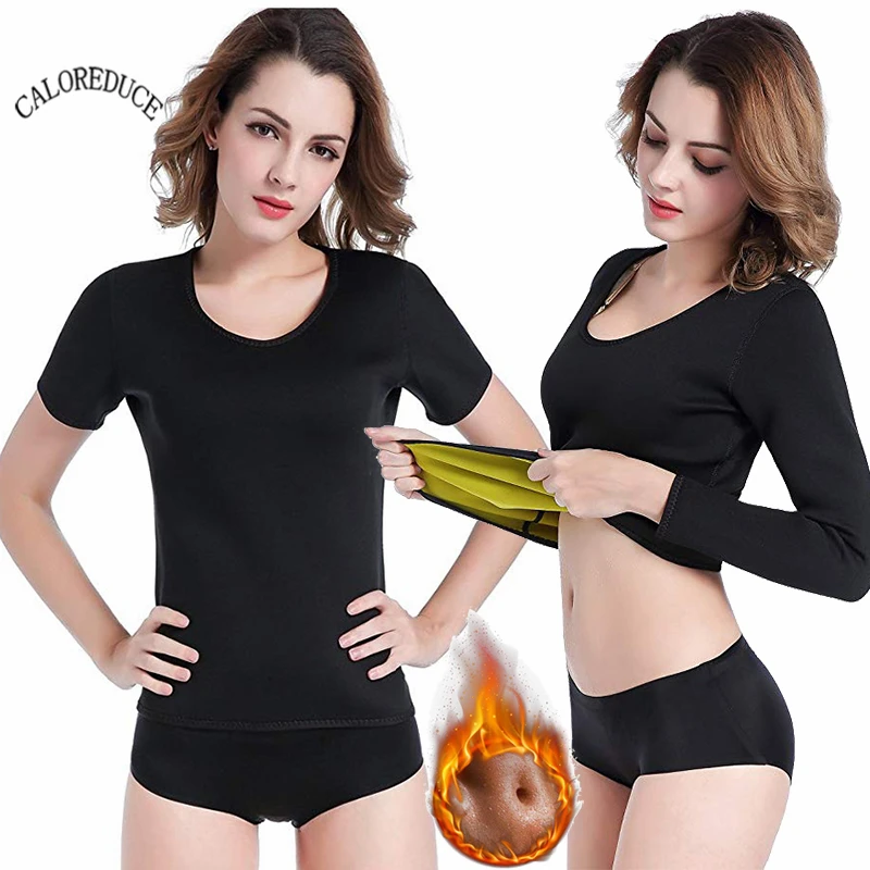 Мужской формирователь тела Горячий Пот тренировки рубашка животик сжигатель