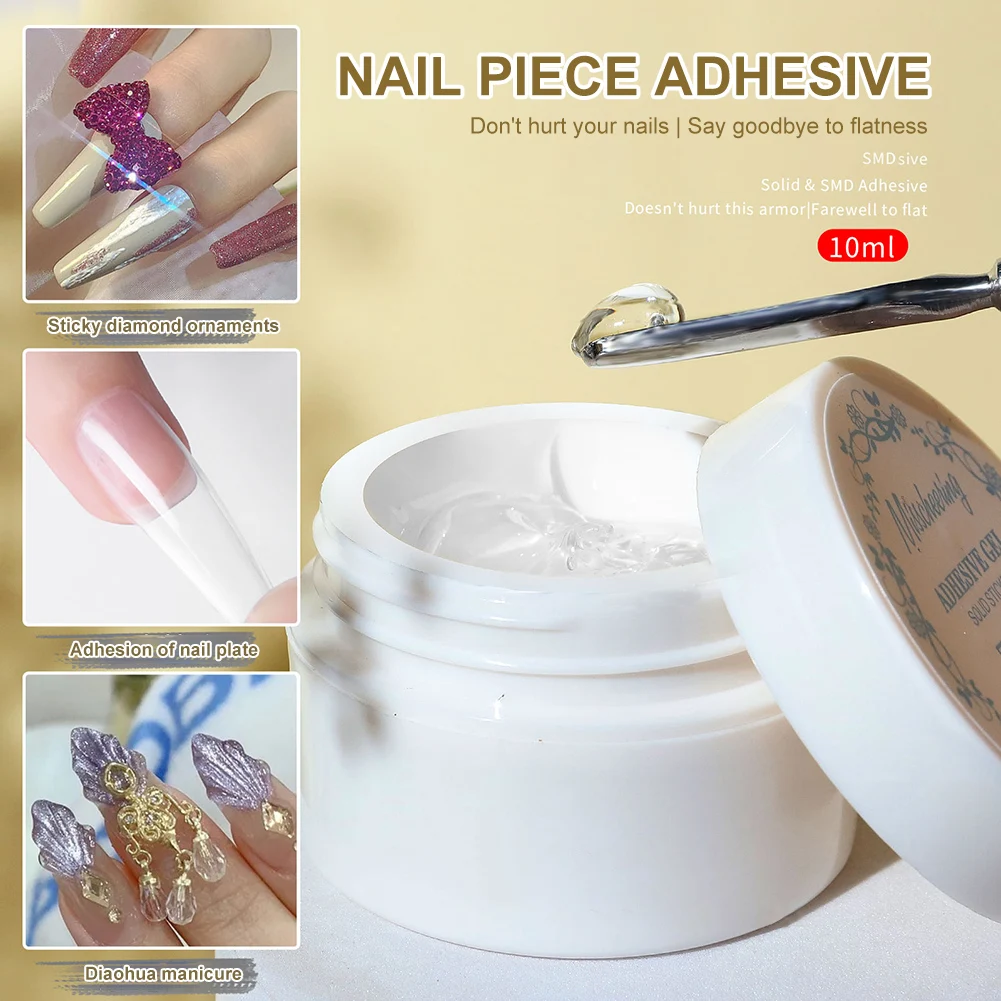 

10ml Solid Patch Glue Nail Patch Adhesive New Phototherapy Canned Nail Patch Gel Does Not Hurt Nails