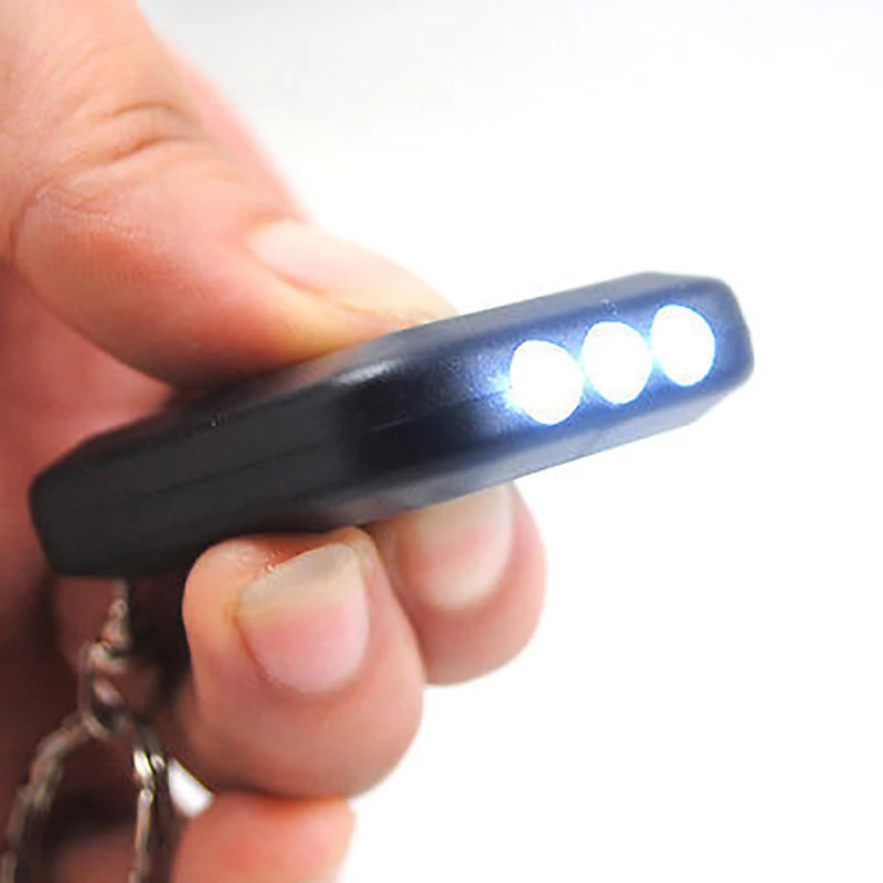 Мини Draagbare вешалка Sleutelhanger Zaklamp Batterij Солнечная энергия Zwart светодиодный Licht Geometrie