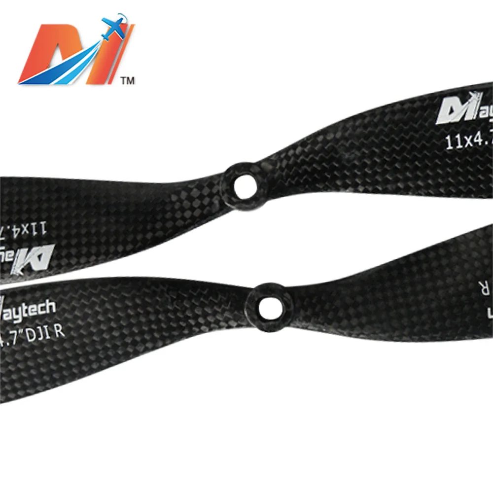 Maytech MTCP1147D 11*4 7 дюймов CW & CCW пропеллер в паре углеродного волокна реквизит для