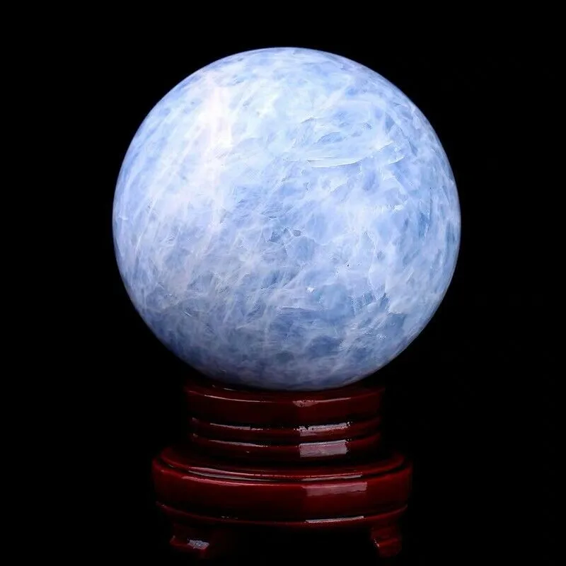 Natural Celestite Sphere Quartz Crystal Ball Reiki Healing Collection | Дом и сад