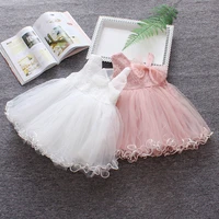 princess kids baby girls dress lace flower tulle christening gowns tutu for babies 1st birthday outfits toddler baptism cosutme