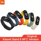 Оригинальный Смарт-браслет Xiaomi Mi Band 6 NFC, AMOLED-экран, смарт-браслет Miband 6, фитнес-трекер, Bluetooth, пульсометр