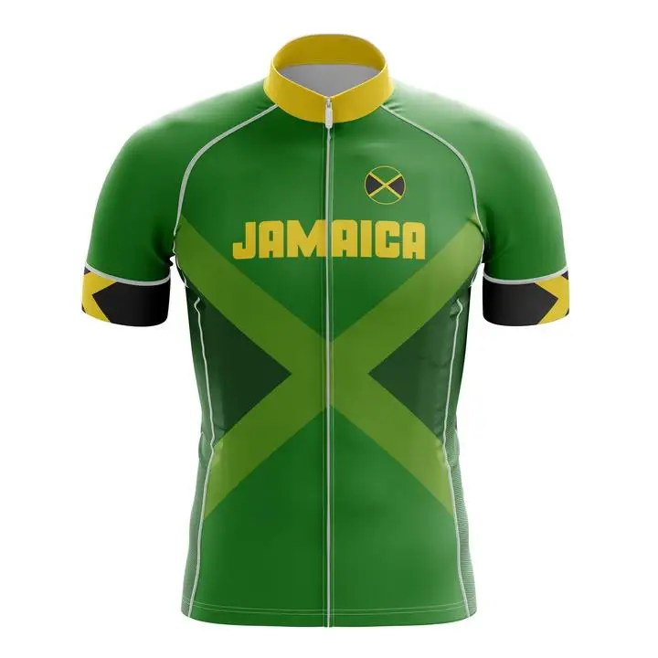 

Jamaica Cycling Jersey National Cycling Clothes Road Bike Cycling Clothing Apparel Quick Dry Moisture Wicking Cycling Sports
