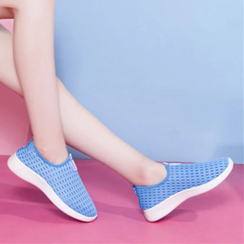 Cresfimix women's casual vulcanize shoes lady spring and summer slip on female breathable light weight mesh zapatos | Обувь