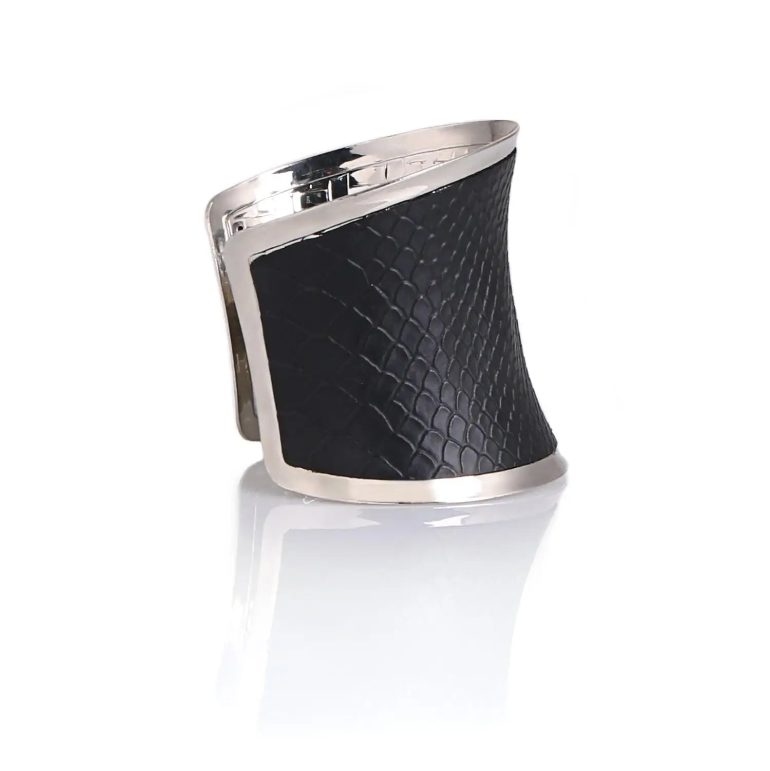 Коми Купи 1 и получи бесплатно случайный подарок Черная кожа Гипербола манжеты из