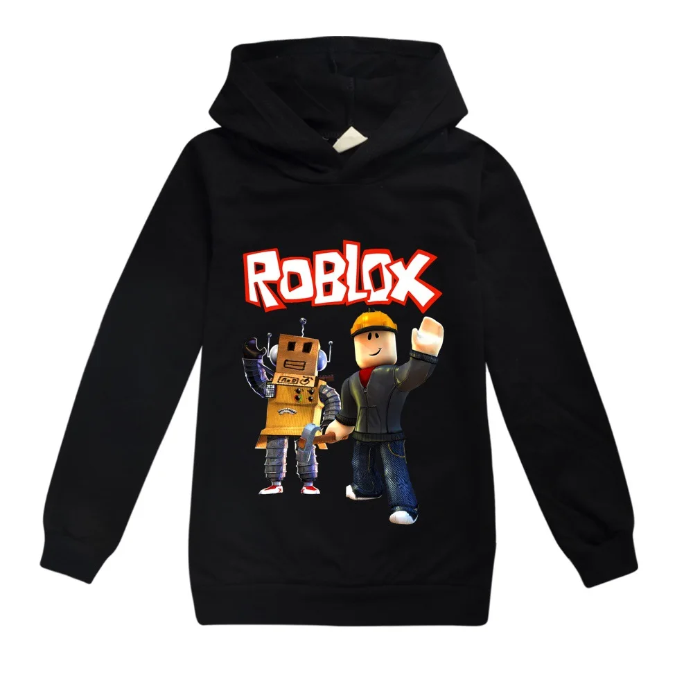 

Toddler Robloxing hoodies Boys T Shirt Long Sleeve Children T-Shirts Cotton 2021 Spring Autumn Kids Girls Tops Children Clothes