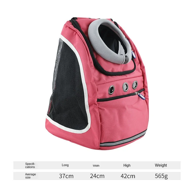 

Pet Carrier Dog Bag Mesh Breathable Carrying for Small Cats Dogs Backpack Dog Transport Bag Visiblable Bike Carriers