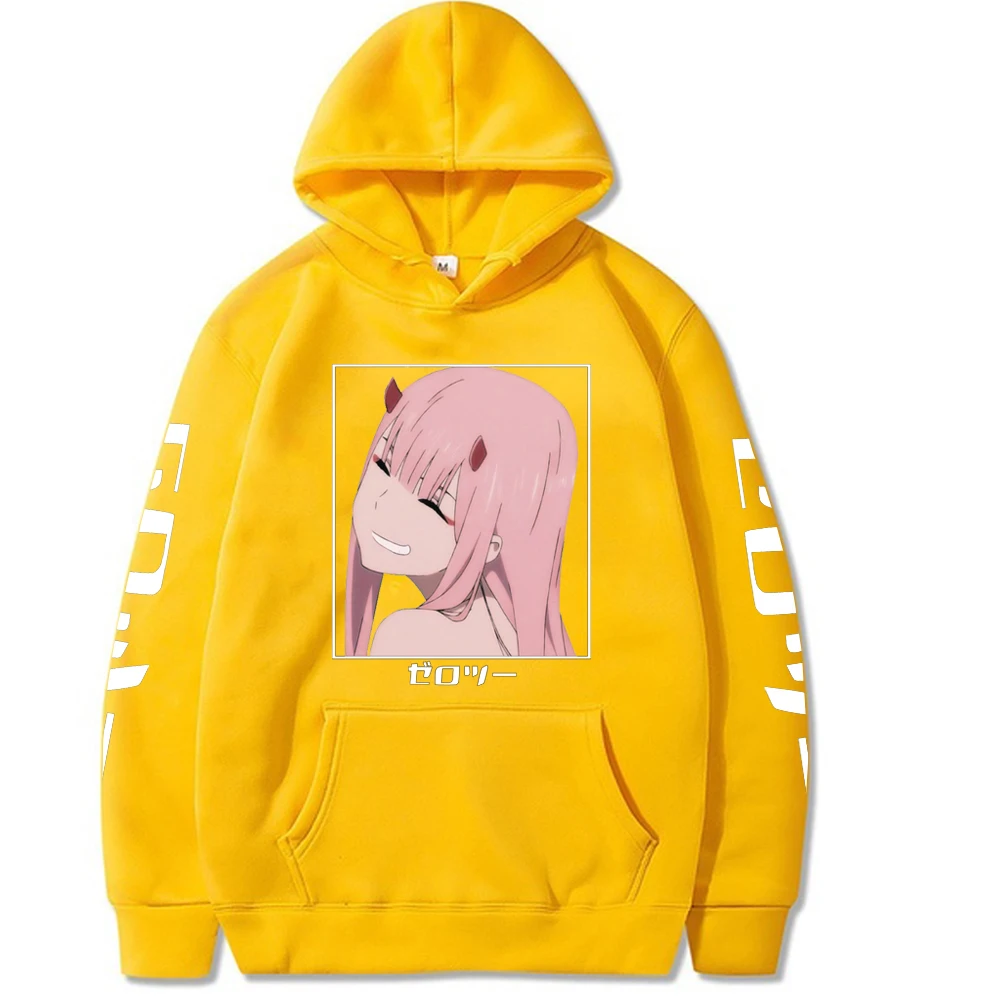 

Zero Dois Pullover Camisola Dos Homens Das Mulheres Querido No Franxx Traje Hoodies Harajuku Sudadera