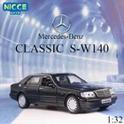 Классическая модель автомобиля Mercedes-Benz Nicce 1:32, модель из сплава светильник световым звуком, задний фсветильник рь, модель автомобиля со стоп-звуком, игрушка для детей