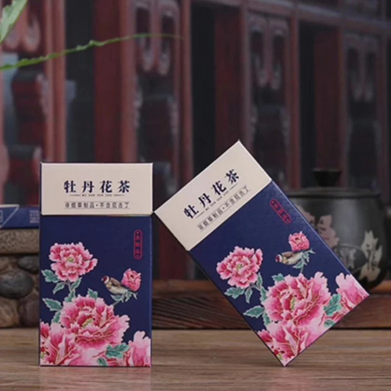 1 упаковка пион Чай сигареты тонкой травяные Для женщин мужские без никотина и