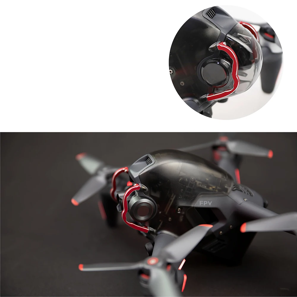 Бампер из алюминиевого сплава для дрона DJI FPV Combo B-Shape Gimbal Camera защитные бамперы Drone