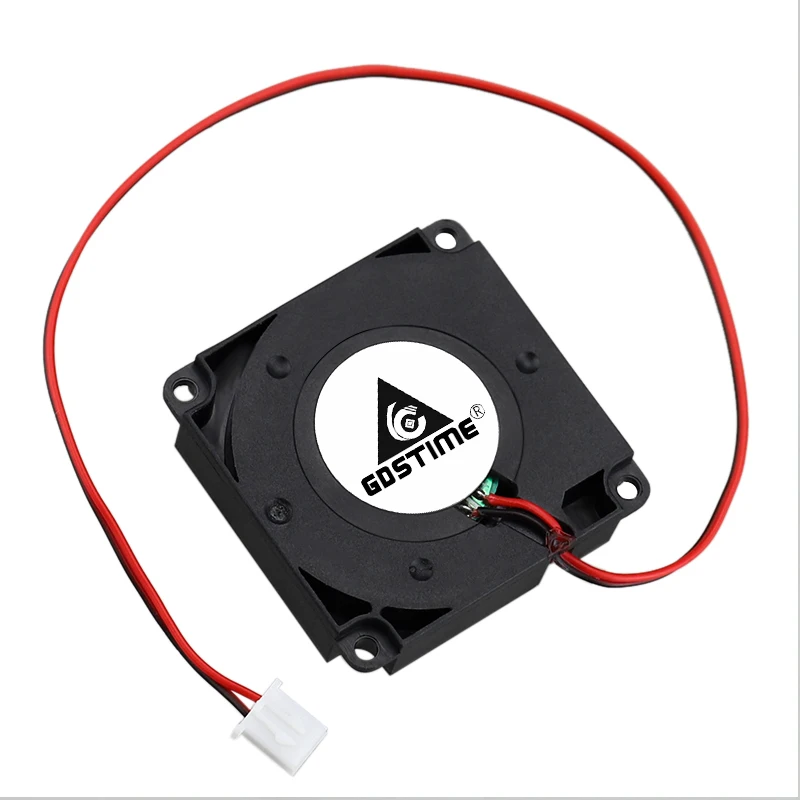 2pcs gdstime 40mm 3d printer fan 12v 24v 5v 4010 blower printer cooling accessories dc turbo blower fan radial fans 40x40x10mm free global shipping
