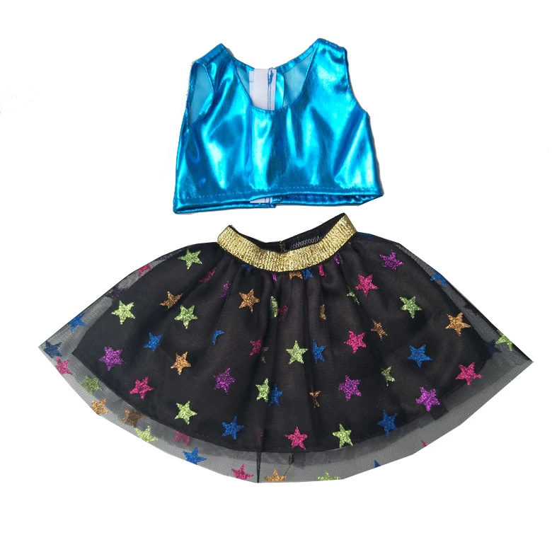 For Doll Dress for 18 Inch Girl Baby Toys Children New Year Gift | Игрушки и хобби