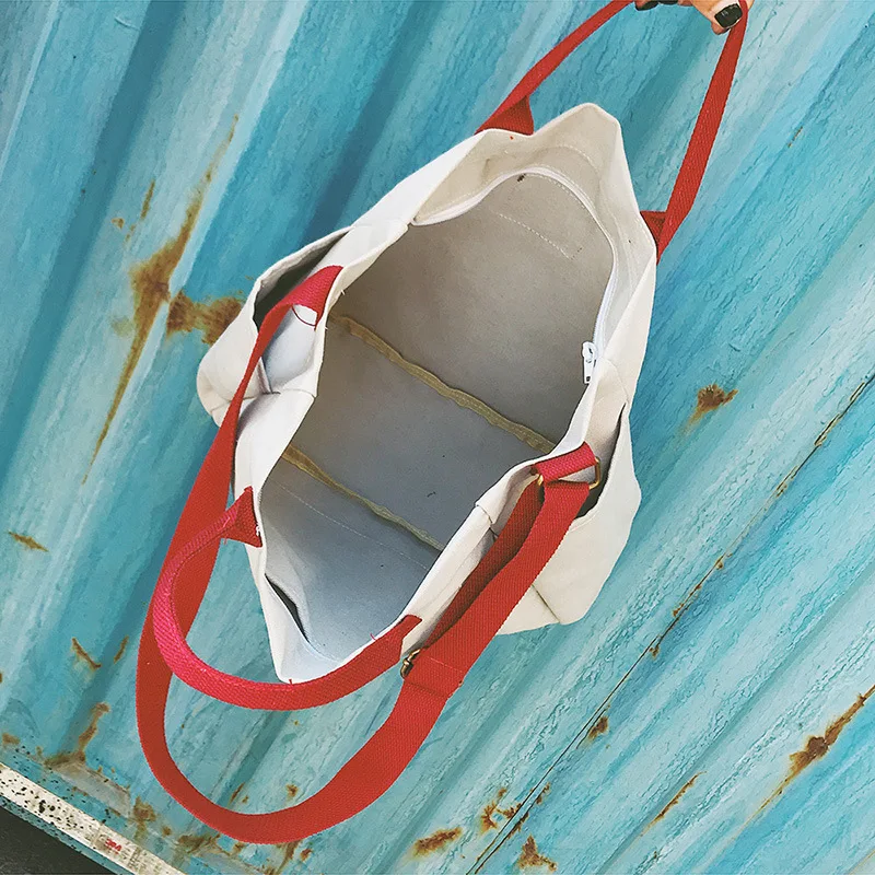 Корейская Холщовая Сумка на плечо повседневная литературные сумки дикие