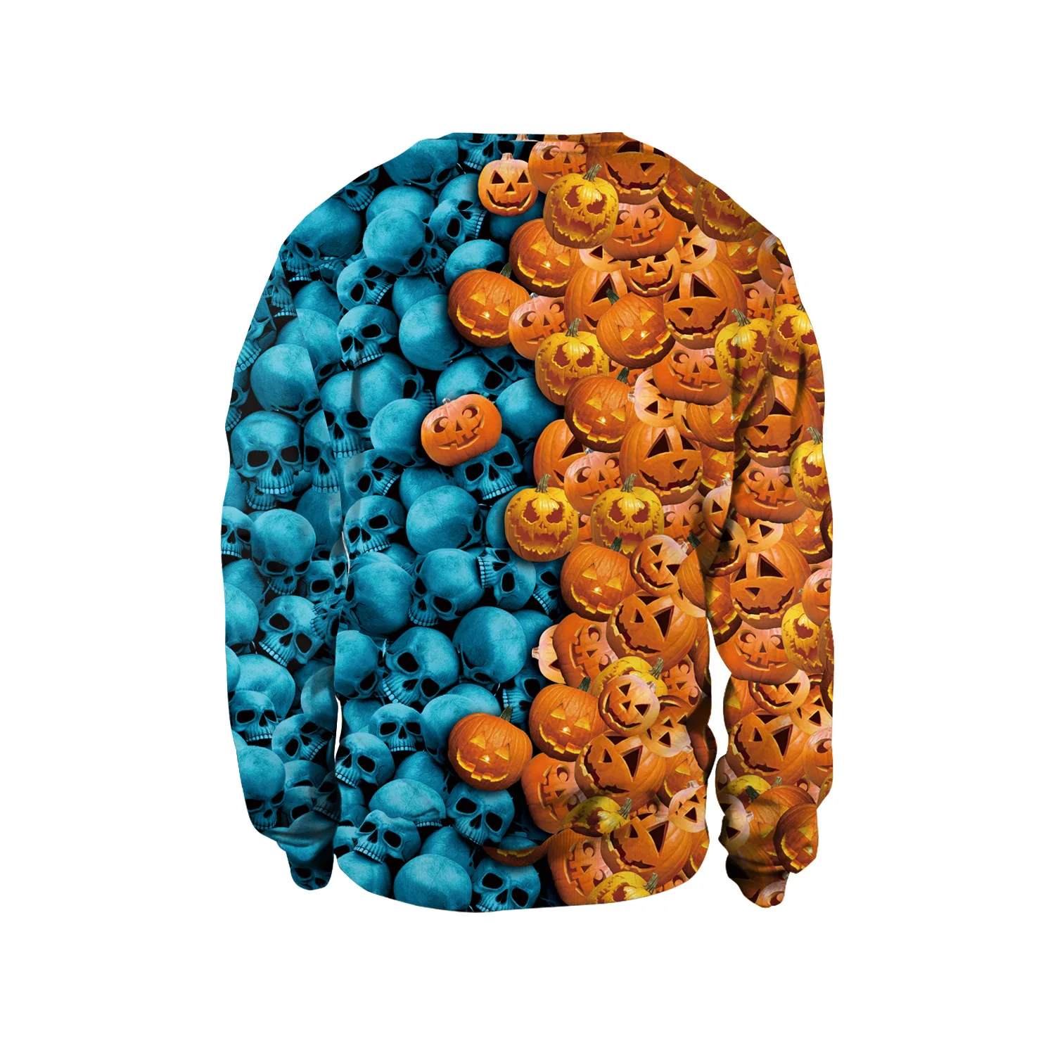 

New Cosplay Halloween animation day element round neck design lovely couple sweater evening dress