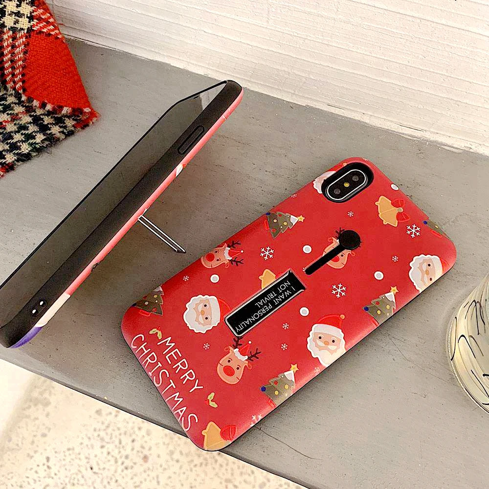 KISSCASE спрятать демонстрационный держатель для колец чехол iPhone XS MAX XR X 6 6s 7 8 Plus Merry