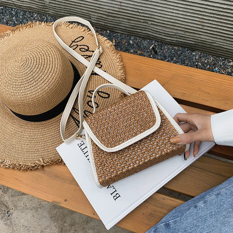

Women's bag 2021 new shoulder bag fashion woven bag straw bag