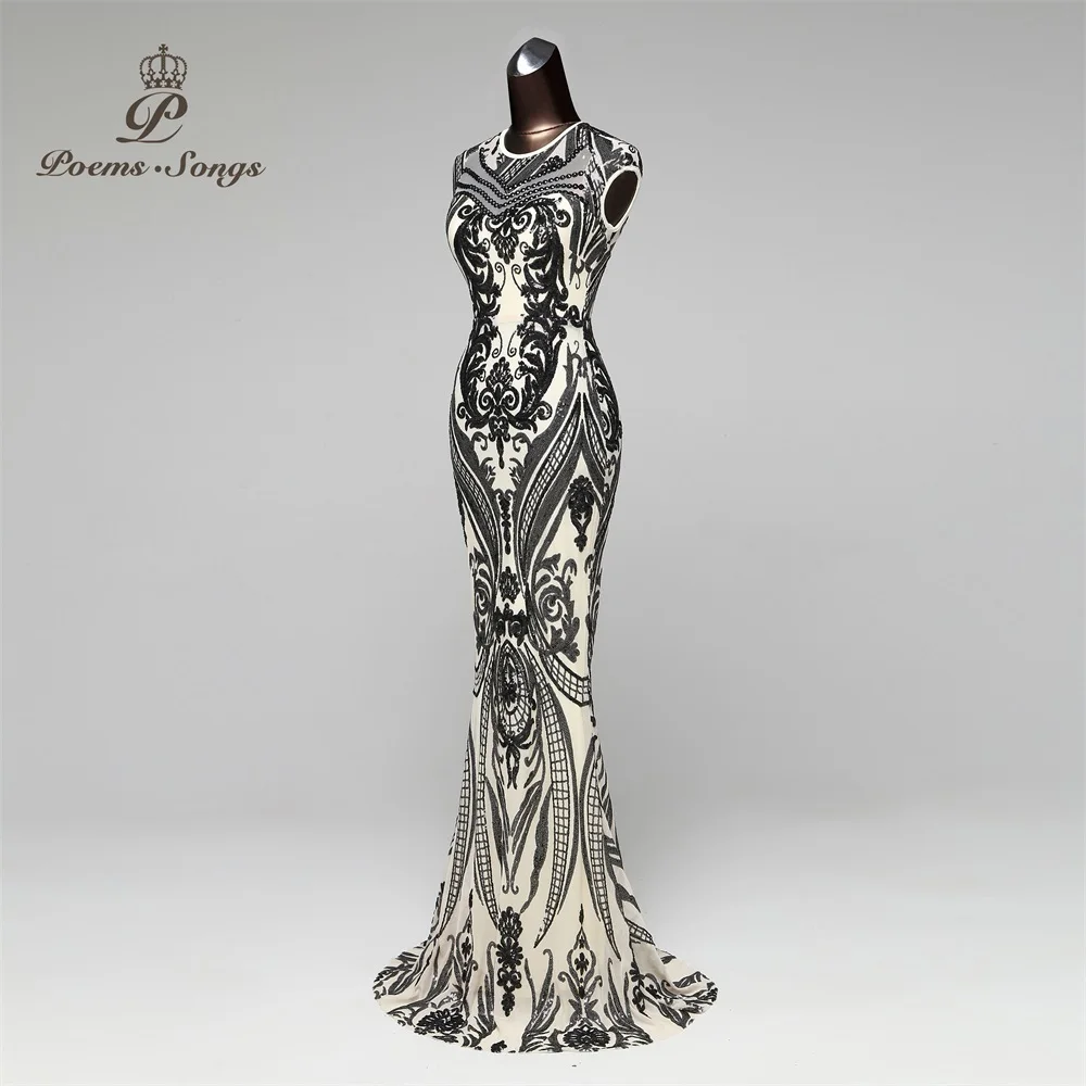 Стихи песни Новое Элегантное синее вечернее платье с блестками vestido de festa официальное вечернее платье длинное платье с блестками длинное платье для выпускного вечера