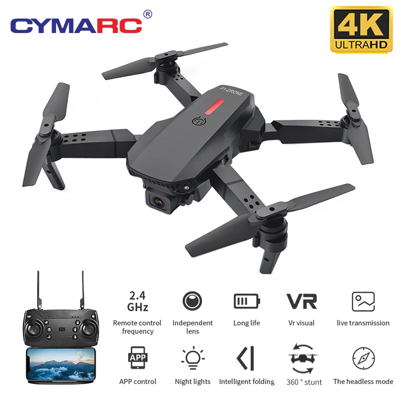 Cymark M73 Дрон 480P/4K HD камера FPV дроны видео запись в реальном времени Квадрокоптер