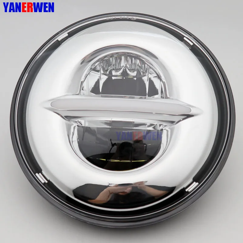 Для Jeep TJ JK 7 дюймов светодиодный головной светильник лампы H4 H13 &quot50 Вт Белый halo с