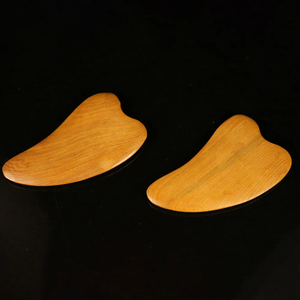 

2pcs Wooden Scraping Tool Scraping Board Facial Care Scraping Plate