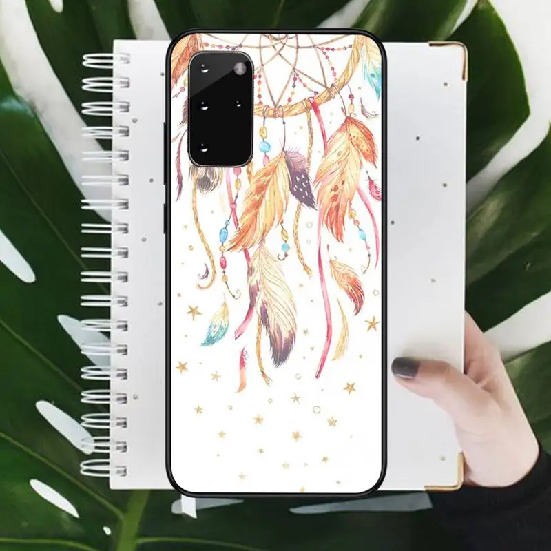 

Dream catcher watercolor Phone Case For Samsung galaxy S 9 10 20 A 10 21 30 31 40 50 51 71 s note 20 j 4 2018 plus