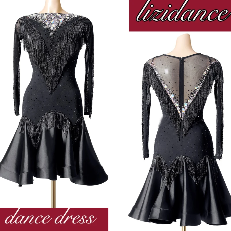 

Latin Dance Dress Clothing Salsa Costume latin dance dress New Style of 2021 Latin dance competition dress