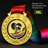 customized 360 degree rotatable table tennis medal tag gold silver and bronze school sports game creative medal souvenir