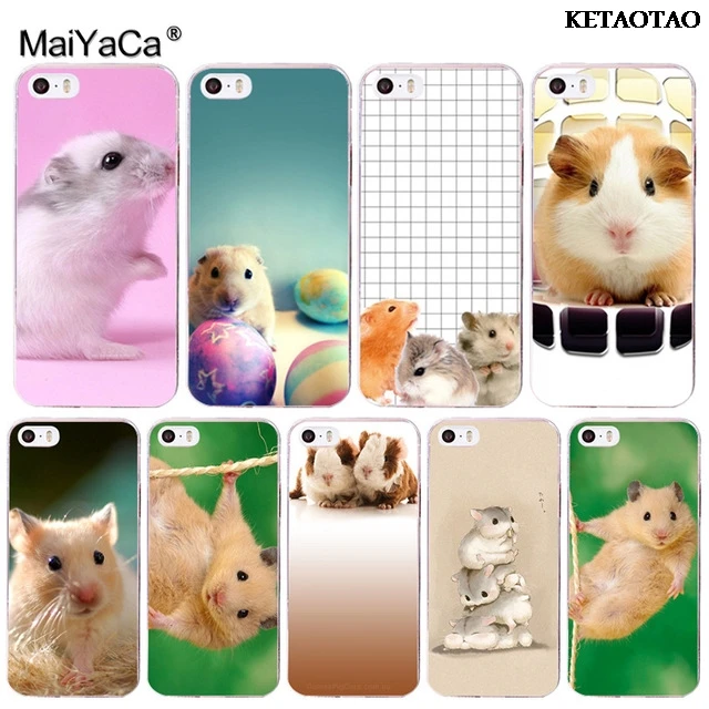 KETAOTAO животного милый хомяк для iPhone 4S SE 5C 5S 5 6 6S 7 8 Plus X XR XS MAX чехлы телефонов