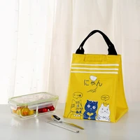 lunch box bag cute ice package bento insulated bag cooler isolated for kids kawaii insulation camping portable cartoon 2 persons