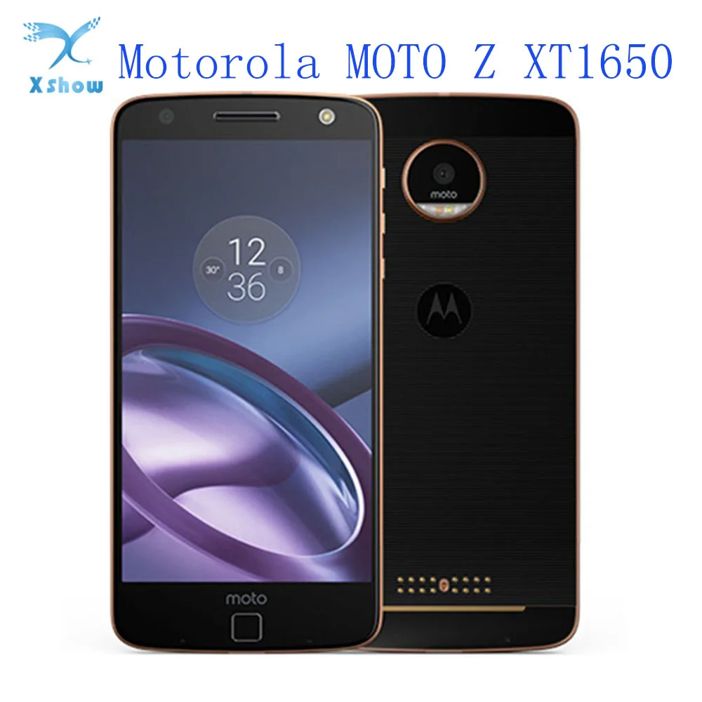 Motorola MOTO Z XT1650 смартфон с 5 дюймовым дисплеем четырёхъядерным процессором ОЗУ 4 Гб