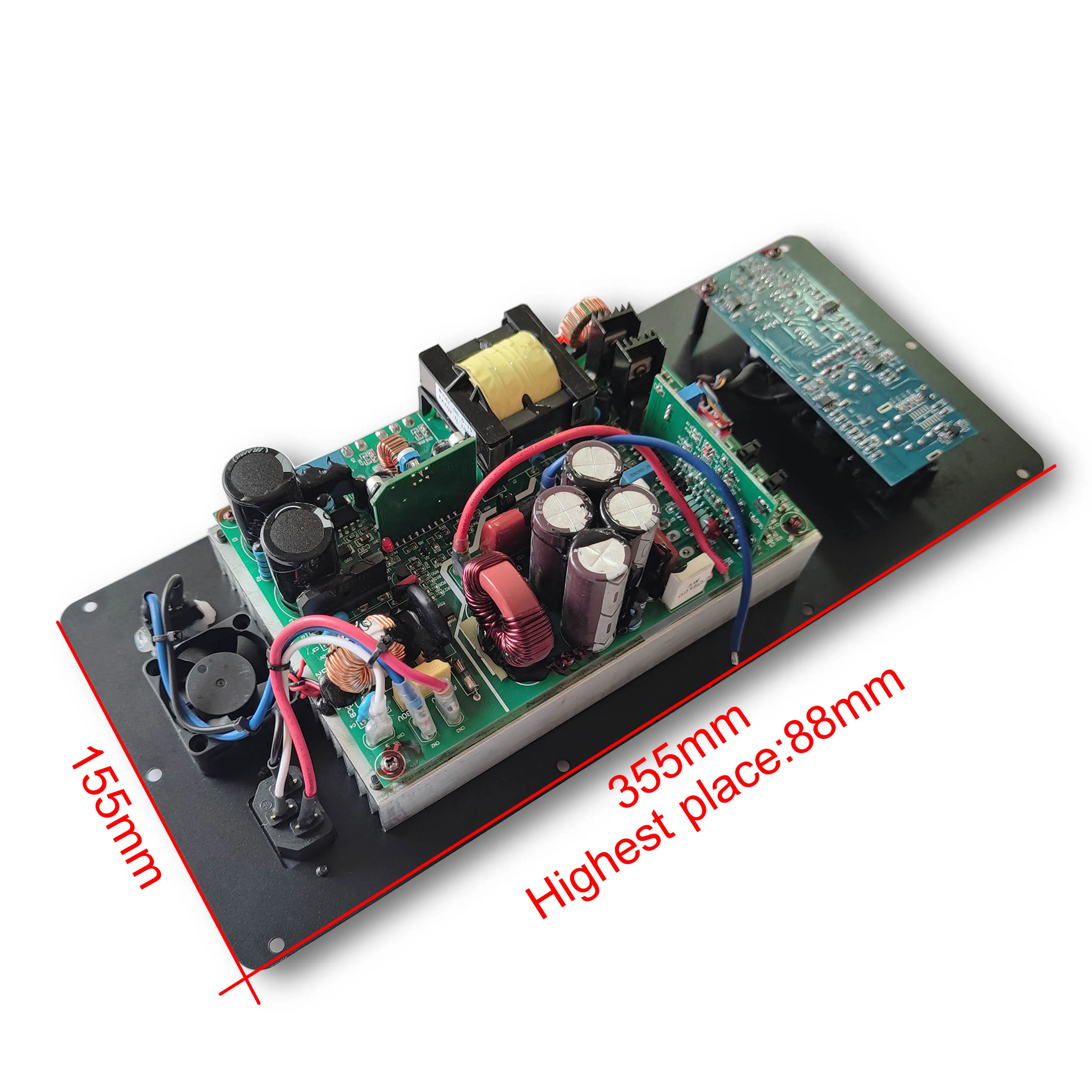 110V/220V Class D 500W Digital Heavy Power Amplifier Hifi Audio Module Active Pure Bass Subwoofer Amp Board images - 6