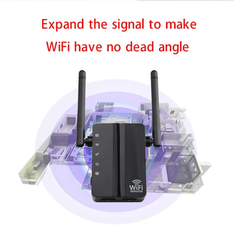 

300M Wireless Network Wireless Signal Amplifier Wifi Extender Wireless Smart Wifi Router Us Plug