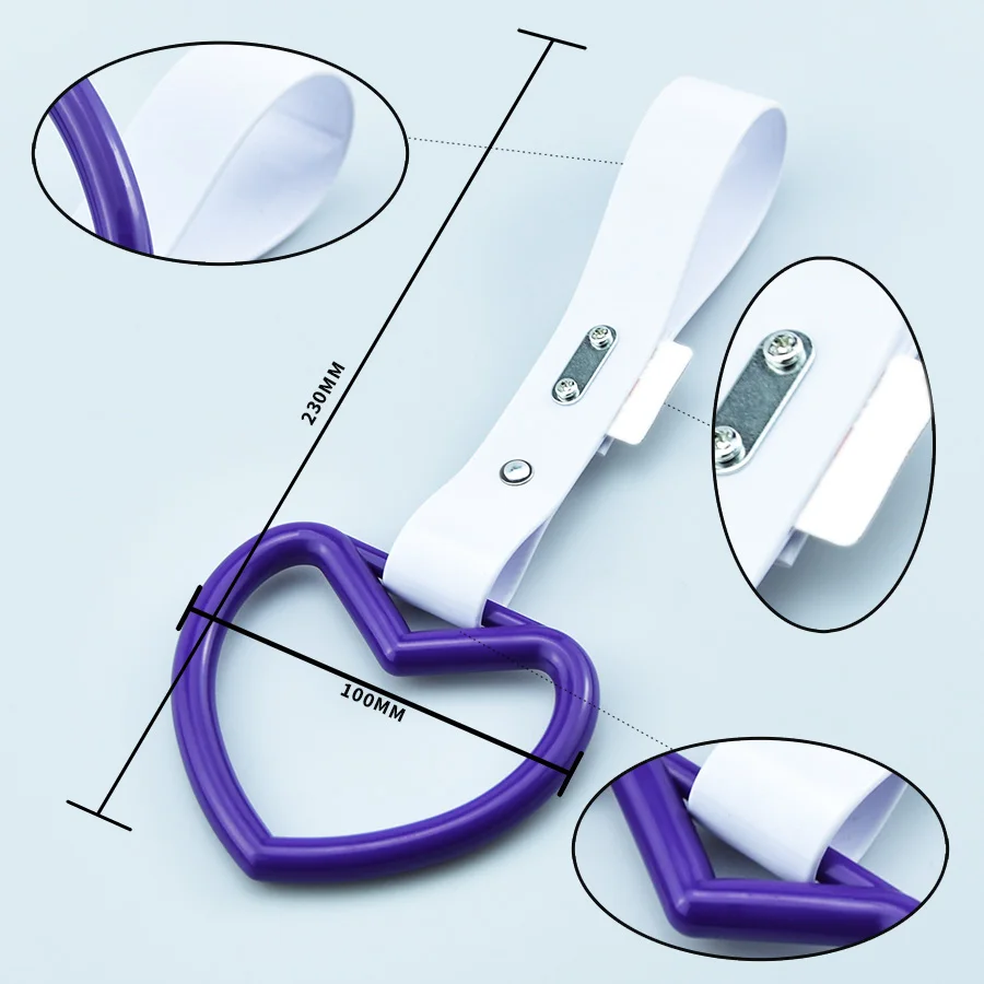 1 шт. кольцо сердце JDM поезда автобуса Ручка Авто Ремень Дрифт универсальные