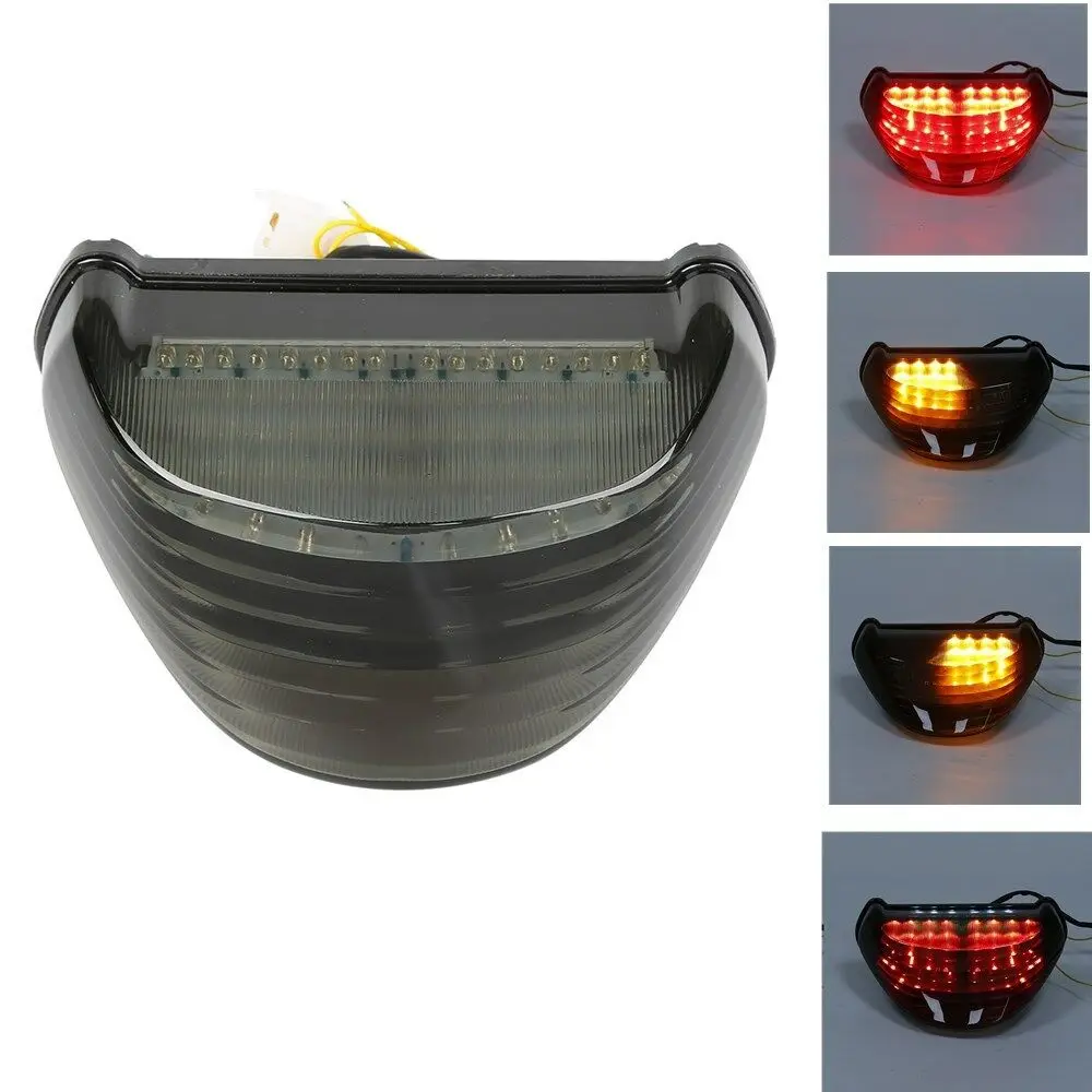 Мотоцикл LED Встроенный задний фонарь Сигналы поворота для Kawasaki Ninja ZX12R 2000-2005 01 02 03 04
