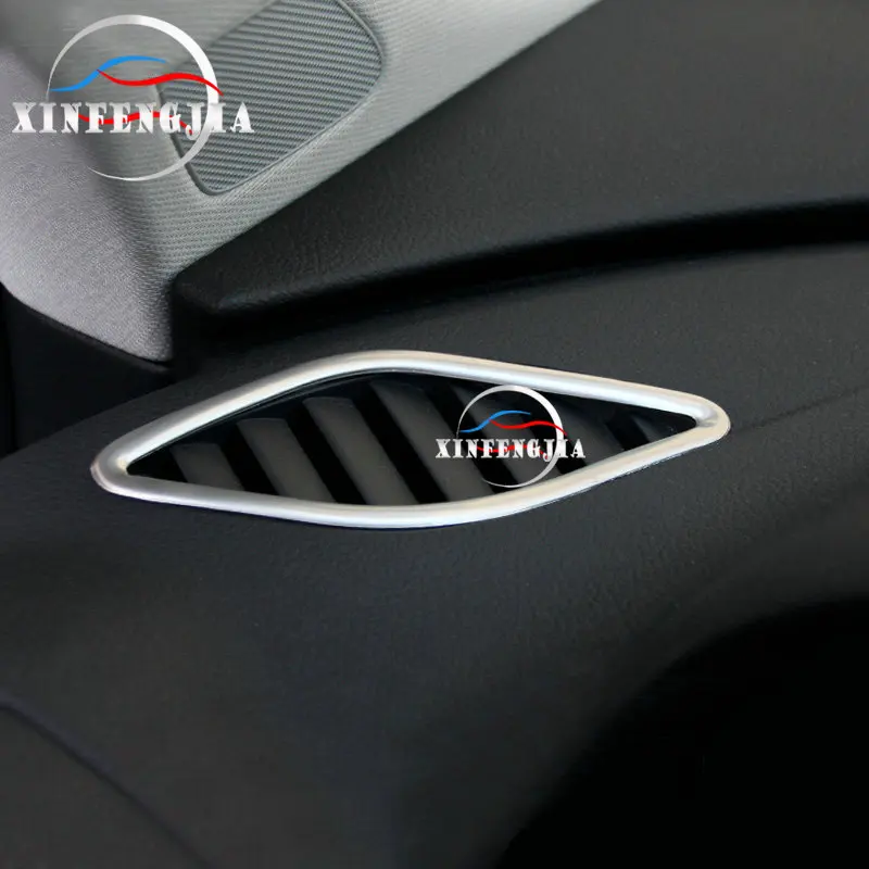 For Audi A3 15-17 2x Stainless Front Dashboard Air Outlet Vent Frame Cover Trim | Автомобили и мотоциклы