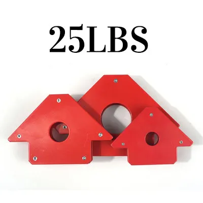 1PCS 25LBS Magnetic Holder Corner Welding Magnet Fixator 45 90 130 Angles Magnetic Triangular Heavy Welding Holder Magnetic Tool