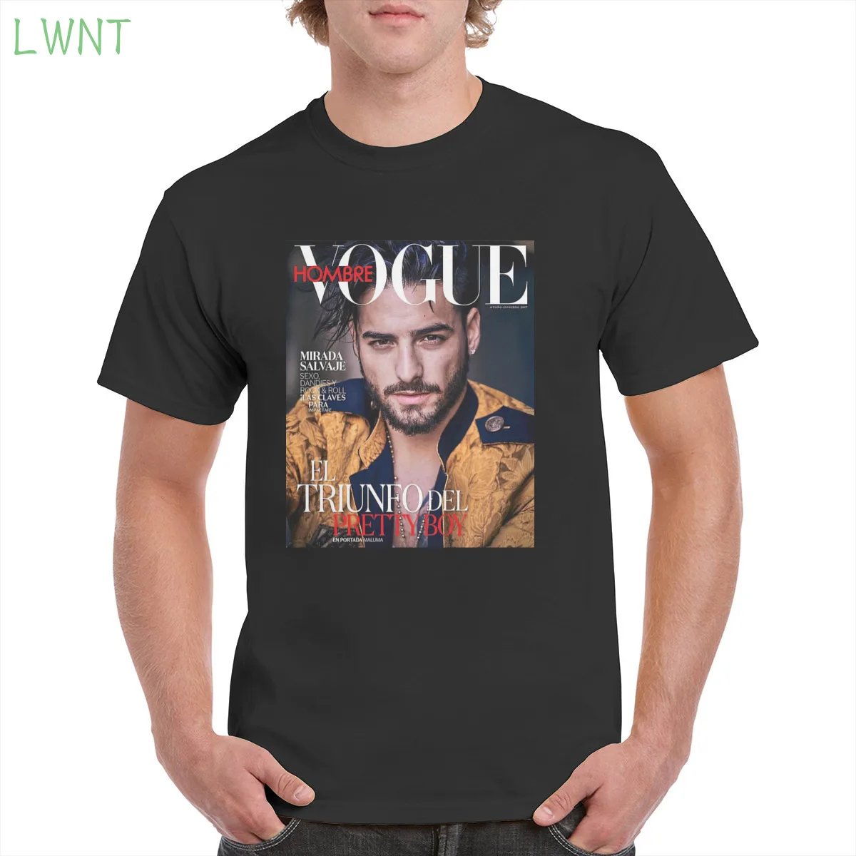 

100%Cotton Haway malumas VOGUE Tshirt Top Harajuku Aesthetic Tshirt Oversized clothes Female/Man